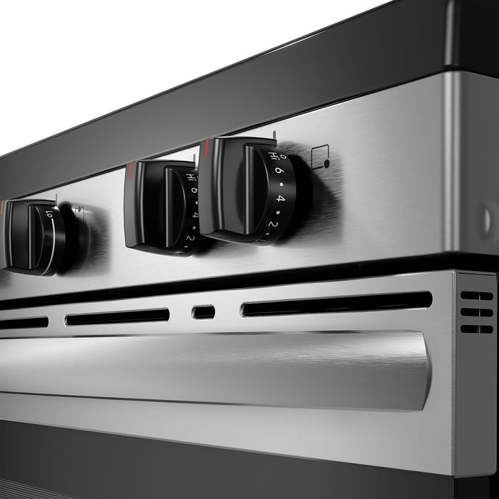 Cuisinière électrique Frigidaire de 5,3 pi³ avec élément à ébullition rapide et surface de cuisson à 5 éléments - acier inoxydable - FCRE305CBS