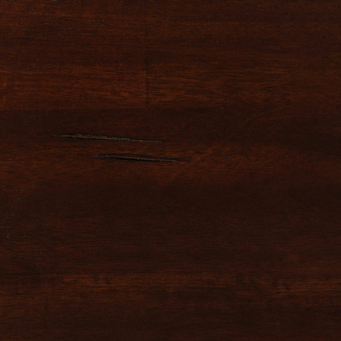 Ensemble de chambre à coucher Sonoma 5 pièces avec lit, commode et miroir, brun manguier - format très grand lit