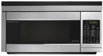 SHARP Over-The-Range Convection Microwave Oven – R1874TY - Over-the-Range Microwave with Child Lock in Stainless Steel
