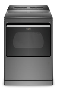 Sécheuse électrique intelligente à la vapeur Whirlpool de 7,4 pi³ - ombre chrome - YWED7120HC