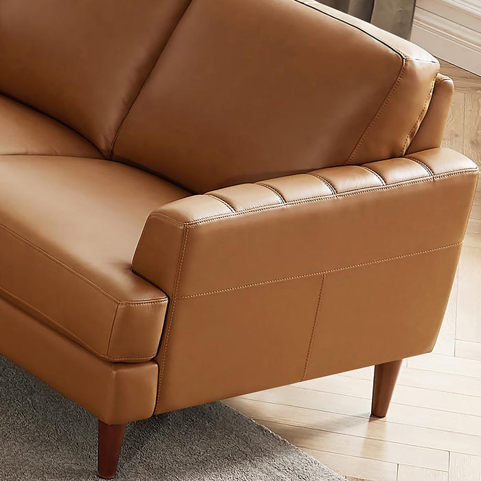 Sofa Cassis de Hydeline en cuir - brun