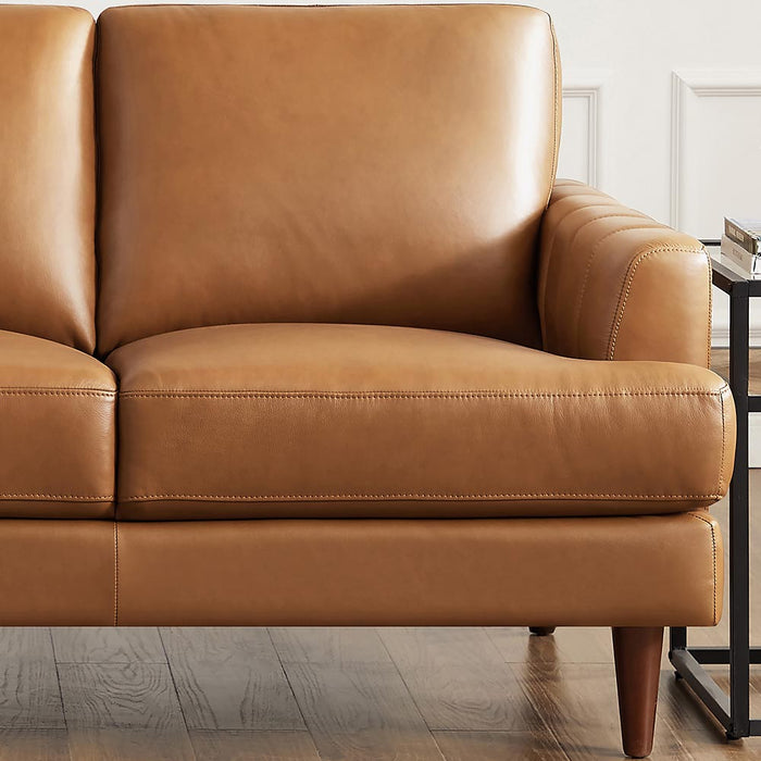 Sofa Cassis de Hydeline en cuir - brun
