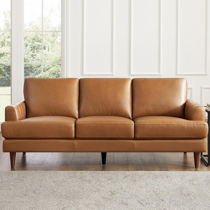 Sofa Cassis de Hydeline en cuir - brun
