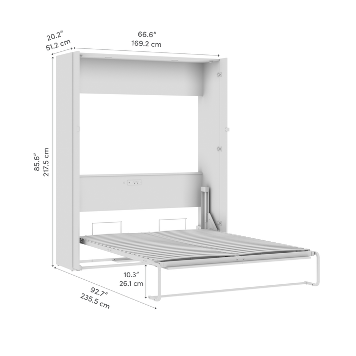 Grand lit escamotable Avalon de Bestar de 67 po (L)