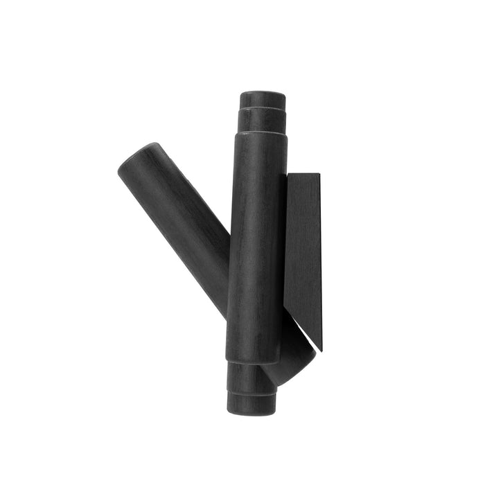 Crochets muraux Picket Rail de Umbra - noirs