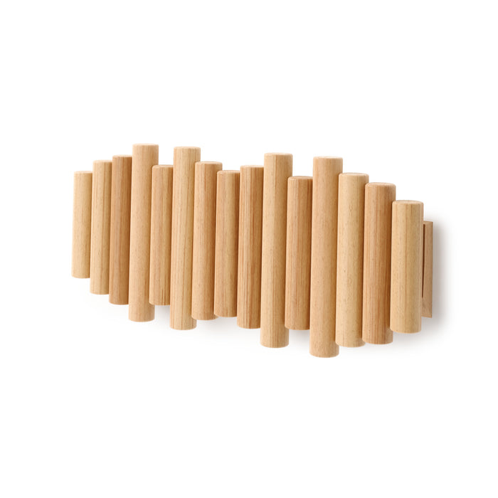 Crochets muraux Picket Rail de Umbra - naturels