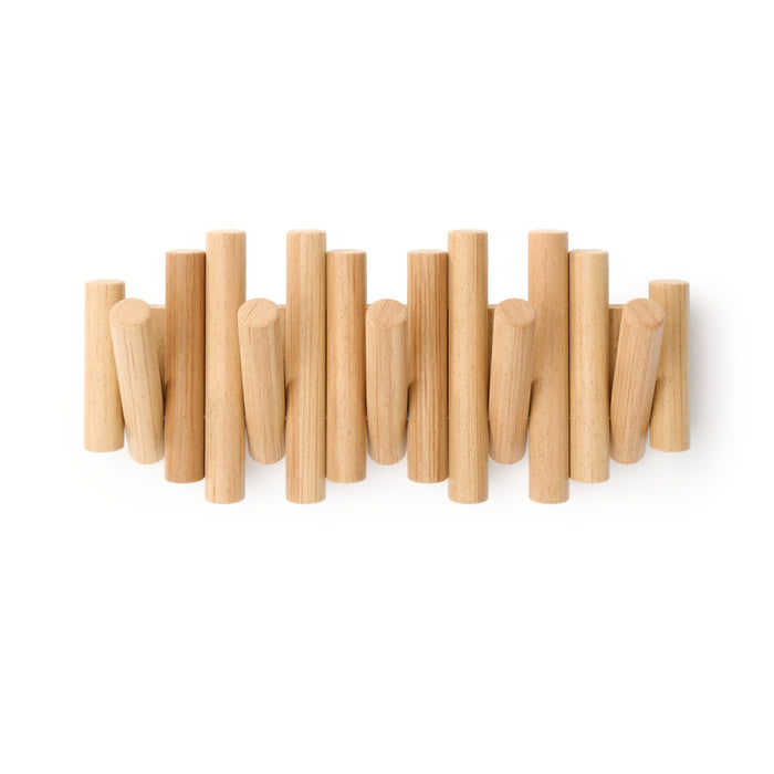 Crochets muraux Picket Rail de Umbra - naturels