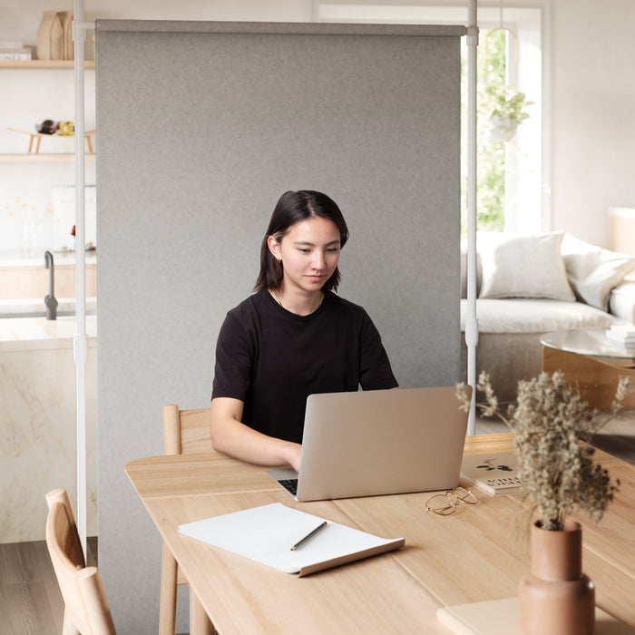  Tringle à rideaux et séparateur de pièce extensible Anywhere de Umbra blanc - 36 po à 66 po
