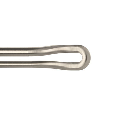 Umbra Midnight Nickel Expandable Double Blackout 3/4" Curtain Rod - 42"-120" | Tringle à rideaux coupe-lumière extensible double Midnight de Umbra nickel de 3/4 po - 42 po à 120 po