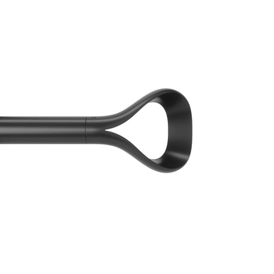 Umbra Loop Matte Black Expandable 1" Curtain Rod - 42"-120" | Tringle à rideaux extensible Loop de Umbra noir mat de 1 po - 42 po à 120 po