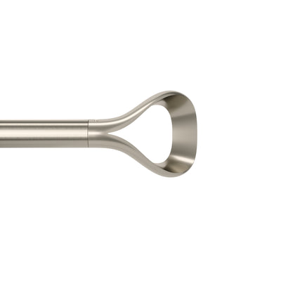 Umbra Loop Nickel Expandable 1" Curtain Rod - 42"-120" | Tringle à rideaux extensible Loop de Umbra nickel de 1 po - 42 po à 120 po