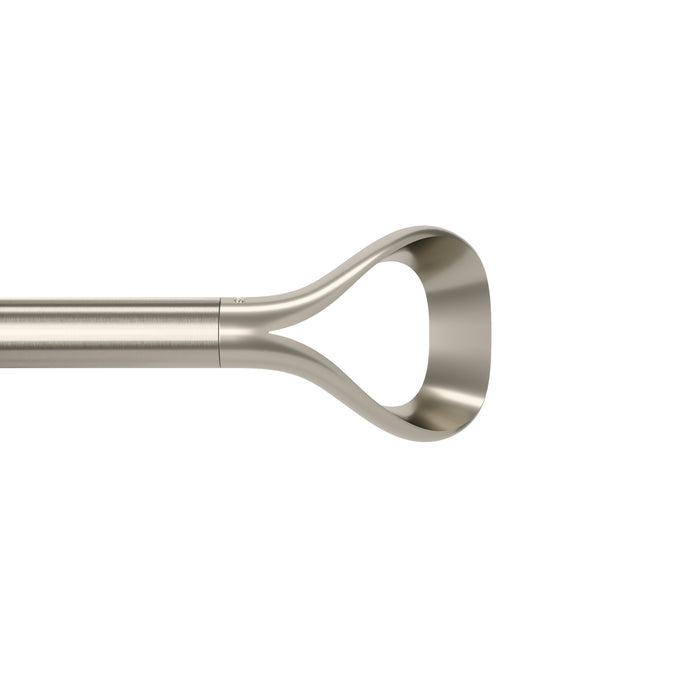  Tringle à rideaux extensible Loop de Umbra nickel de 1 po - 42 po à 120 po