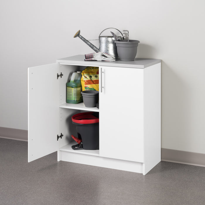 Armoire de plancher Elite de 32 po - blanche