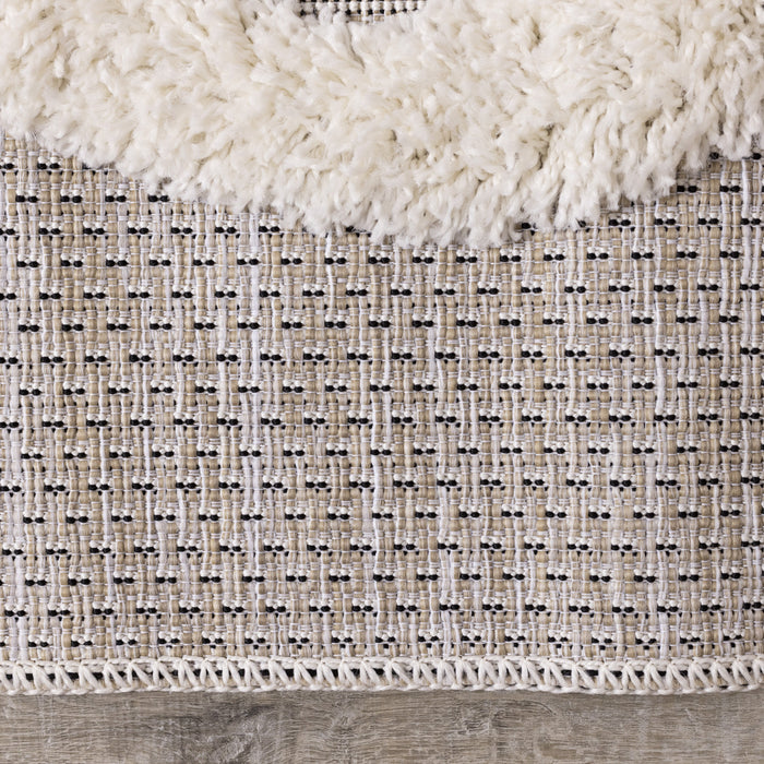 Carpette à motif lama pour enfants - 5 pi 3 po x 7 pi 7 po
