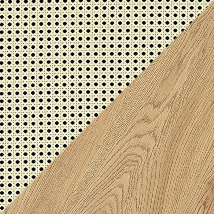 Ensemble de salon Sheridan Mid-Century Modern 4 pieces en bois naturel