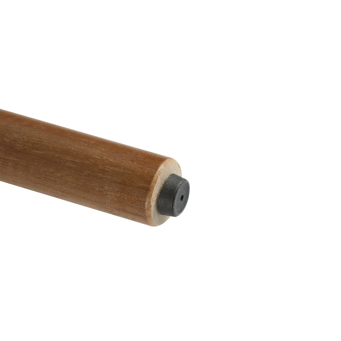 Calvin – Lot de 2 tabourets de bar de hauteur comptoir pivotants pour interieur avec dossier ergonomique, finition noyer