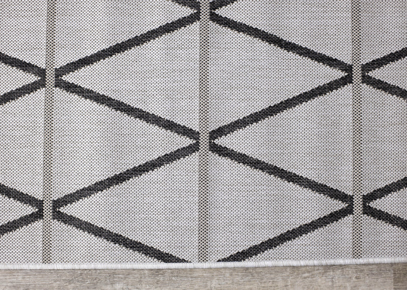 Carpette Jackson à motif de diamants pour l’intérieur et l'extérieur - 7 pi 10 po x 10 pi 6 po