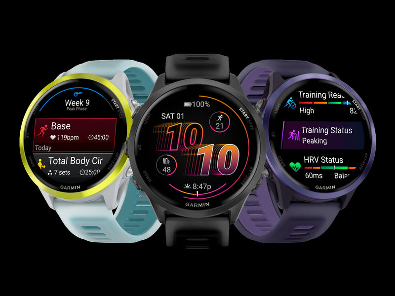 Garmin Forerunner 570 Smartwatch 47mm, Amoled, Slate Gray Aluminum, Black, Gps Fitness Tracker, Running, Triathlon, 11-jour Batterie