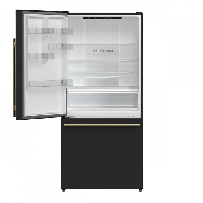 Refrigerateur cote a cote Milano de 60 po, noir, 34,4 pi³ – FFFFD1787-60BLK