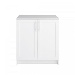 Armoire de rangement de base Elite de Prepac de 32 po - blanche