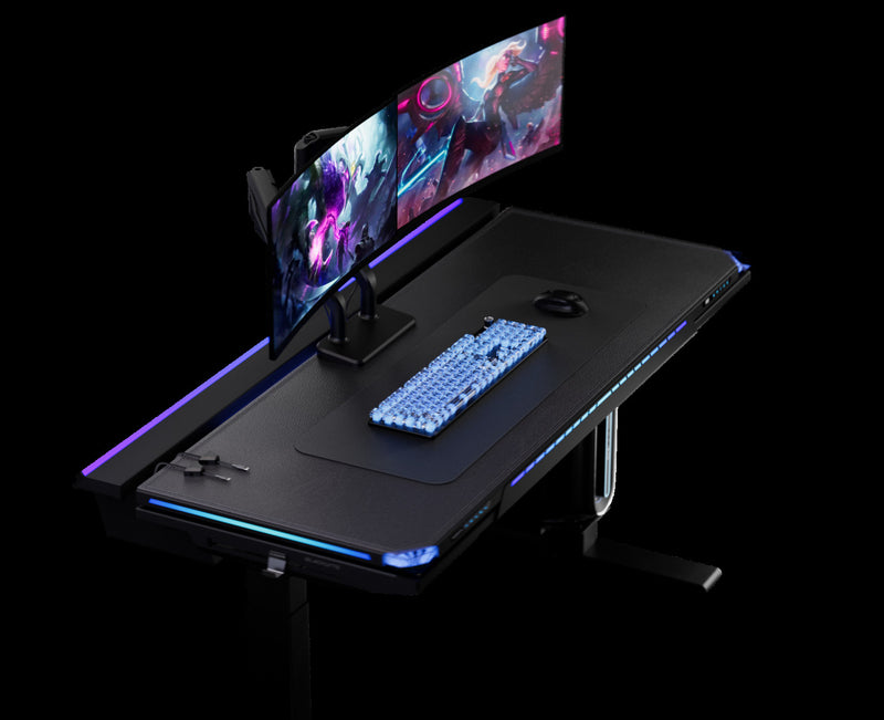 Bureau de jeu Atlas de Blacklyte - noir