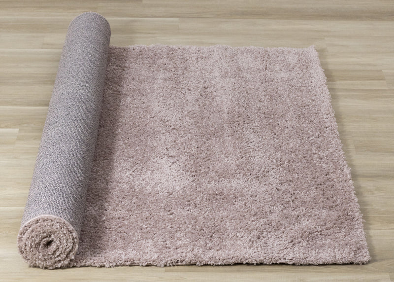 Tapis Taylor a poils longs confort rose, 3'11\" x 5'11\"
