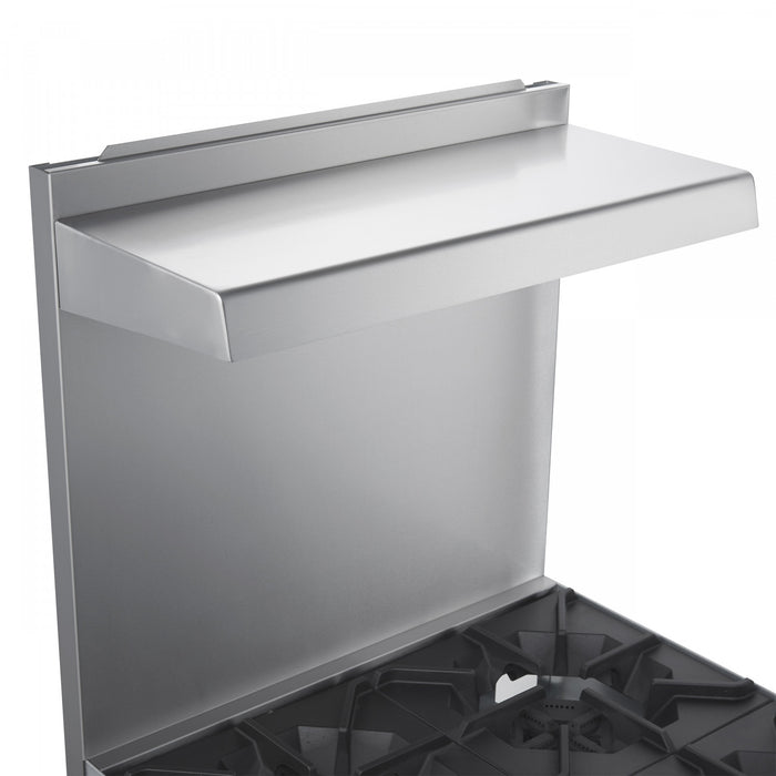 Cuisiniere a gaz Commerciale en acier inoxydable de 24 po, 4 bruleurs, 120 000 BTU – FCMGR0093-24