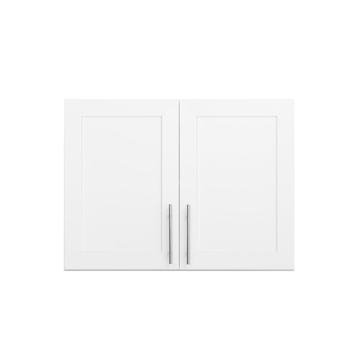 Armoire de rangement murale empilable Elite de Prepac de 32 po - blanche