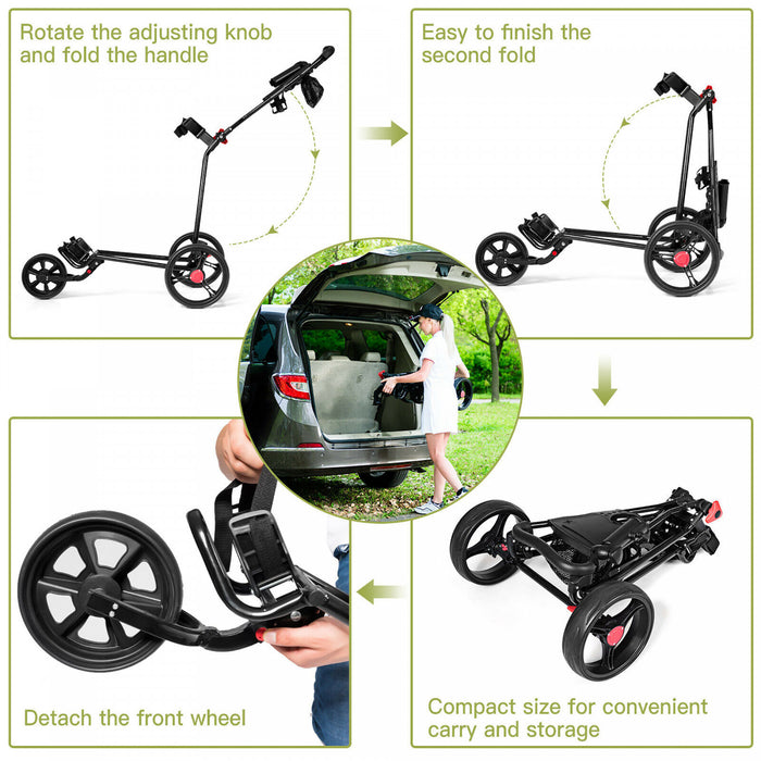 Chariot De Golf Pliable