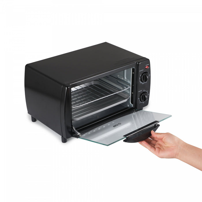 Four grille-pain 4 tranches 10 L CHTO40B, noir, 1 000 W, CHTO40B, noir, CHTO40B, serie CHB Commercial Chef