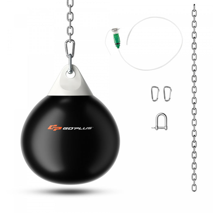 Goplus 18\" 110lbs Eau Lourde Remplie Poinconnage Aqua Formation Sac De Boxe A La Maison Crochet De Gym