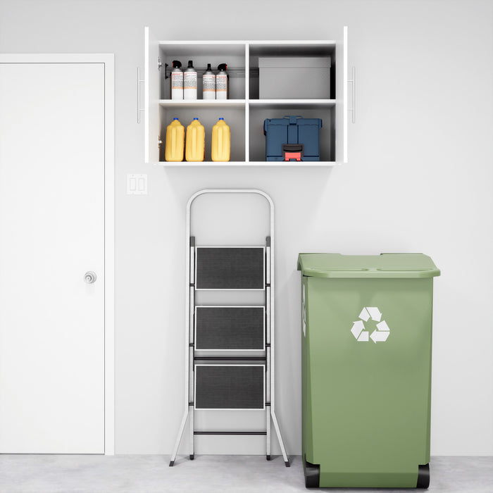 Armoire supérieure de rangement HangUps de 36 po - blanche