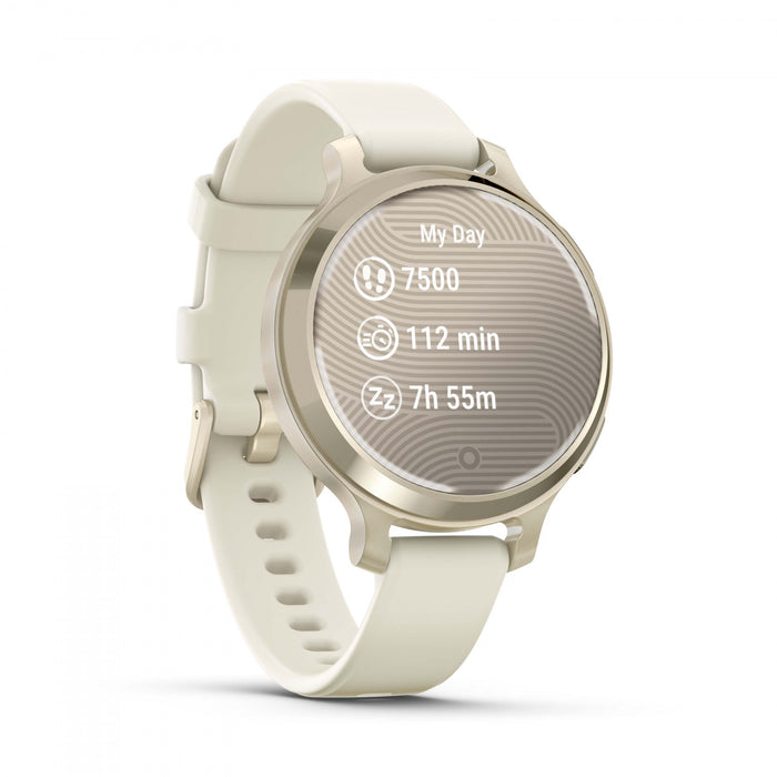  Lunar Gold With Bone Silicone Band