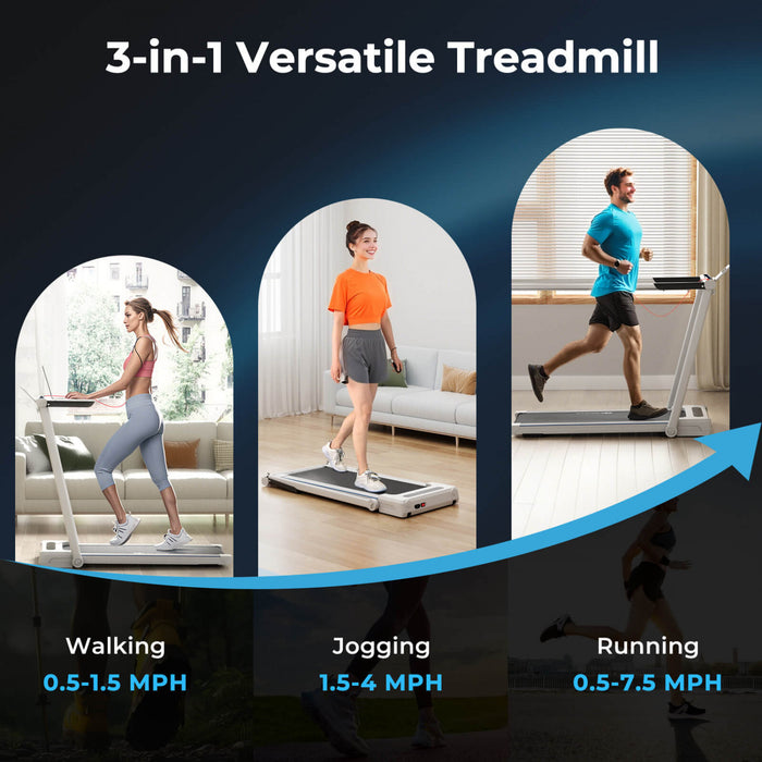 Tapis De Course Pliant 3 En 1 12km/h Goplus