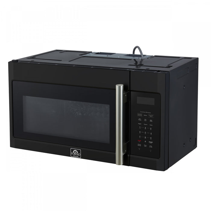 Four a micro-ondes a convection Fornace 30 pouces, au-dessus de la cuisiniere, noir, 1,5 pi³ - FOTR3038-30BLK