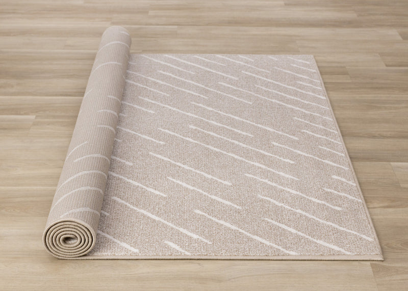 Tapis Covington a design pluie, 5'3\" x 7'7\"