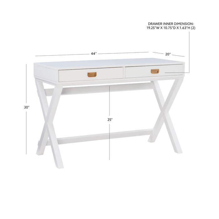 Bureau de travail Peggy - blanc