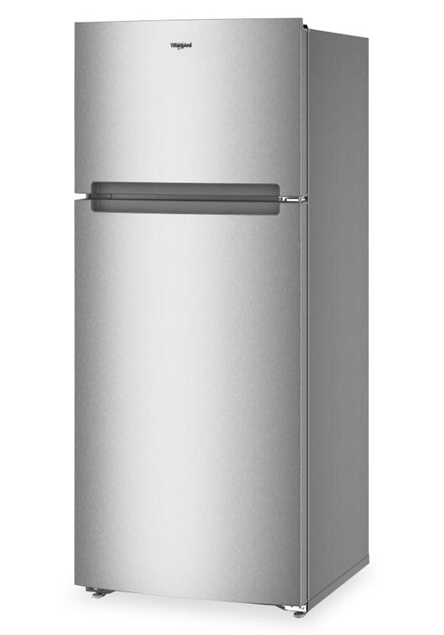 Réfrigérateur Whirlpool de 17,6 pi3 et de 28 po à congélateur supérieur - acier inoxydable résistant aux traces de doigts - WRTX5118TZ