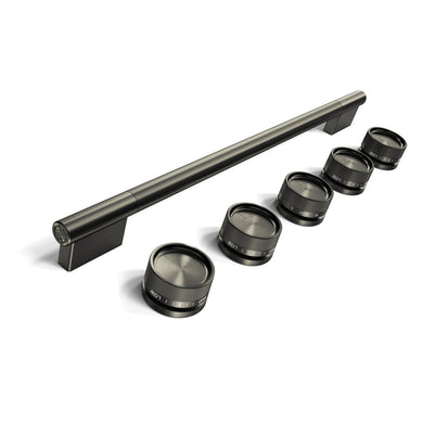 KitchenAid Handle Kit for Smart Slide-In Gas Range – Black Ore – W11773965 | Trousse de poignées KitchenAid pour cuisinière à gaz encastrable intelligente – minerai noir – W11773965