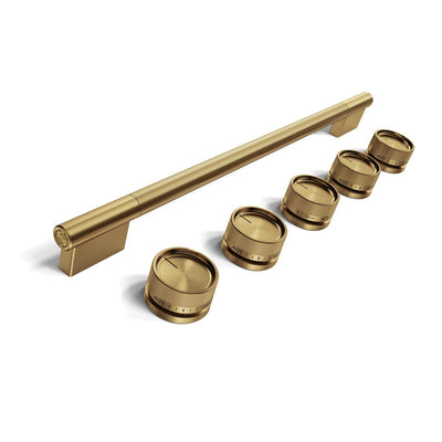 KitchenAid Handle Kit for Smart Slide-In Gas Range – Brass – W11773968 | Trousse de poignées KitchenAid pour cuisinière à gaz encastrable intelligente – laiton – W11773968