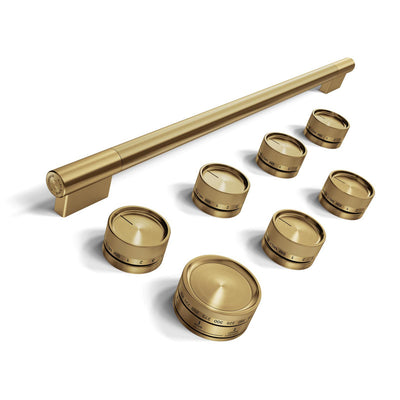 KitchenAid Handle Kit for 36" Commercial-Style Induction Range – Brass – W11774742 | Trousse de poignées KitchenAid pour cuisinière à induction de style commercial de 48 po – laiton – W11774742