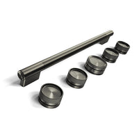 Trousse de poignées KitchenAid pour cuisinière à gaz de style commercial - minerai noir - W11774748