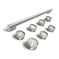 Trousse de poignées KitchenAid pour cuisinière à gaz de style commercial – acier inoxydable – W11774753