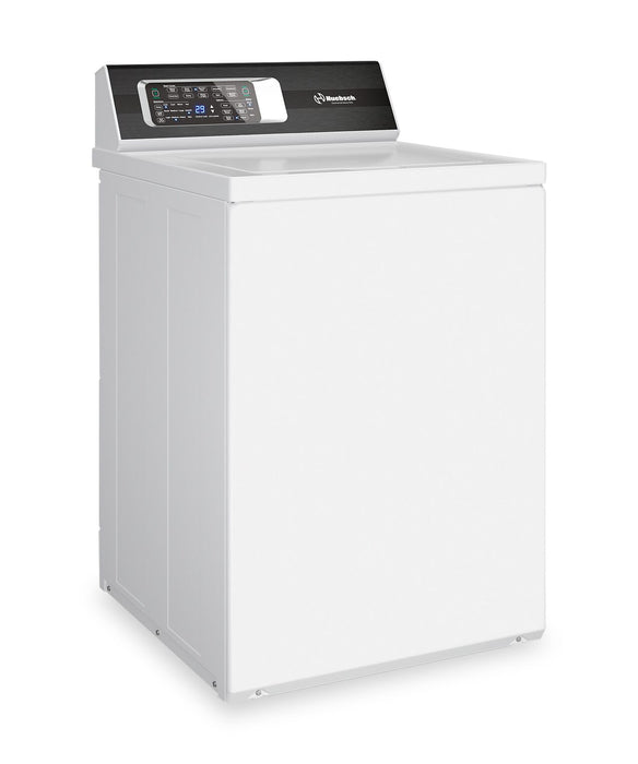 Laveuse TR7 de Huebsch à chargement par le haut avec Perfect WashMC - blanche - TR7105WN