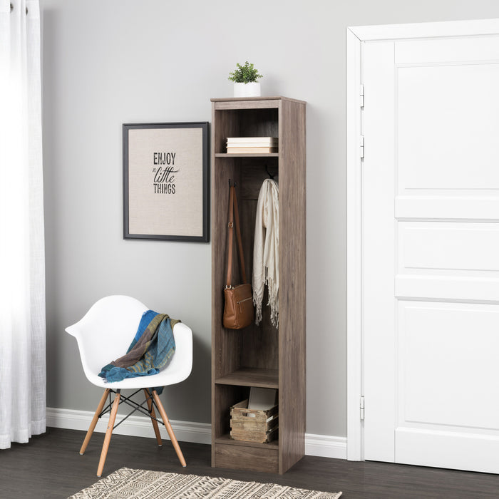 Meuble étroit pour organiser l’entrée - gris délavé