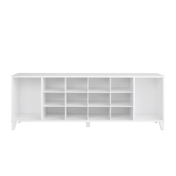 Banc à chaussures de Prepac de 60 po - blanc