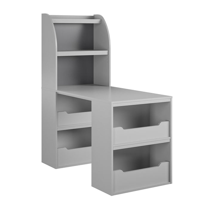 Bureau de bricolage Tyler d’Ameriwood Home pour enfants - gris tourterelle