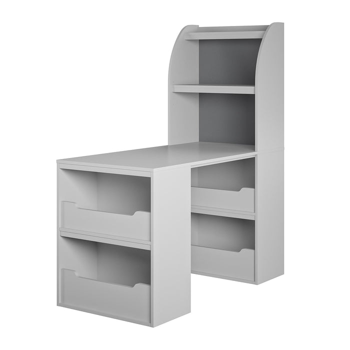 Bureau de bricolage Tyler d’Ameriwood Home pour enfants - gris tourterelle