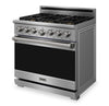 Thor Kitchen X Series 6.0 Cu. Ft. Freestanding Gas Range – Stainless Steel - XRG36E | Cuisinière à gaz amovible Thor Kitchen de série X de 6,0 pi3 - acier inoxydable - XRG36E