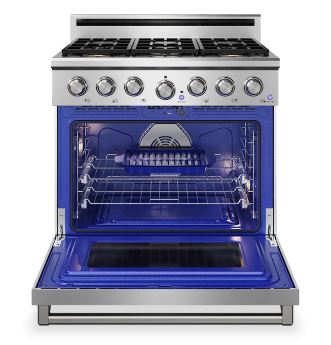 Cuisinière à gaz amovible Thor Kitchen de série X de 6,0 pi3 - acier inoxydable - XRG36E